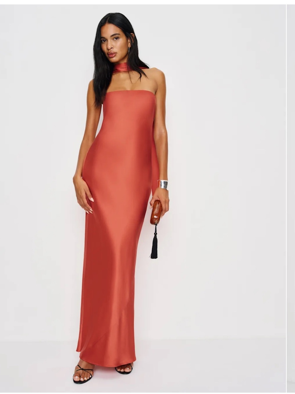 Reformation oren Silk dress